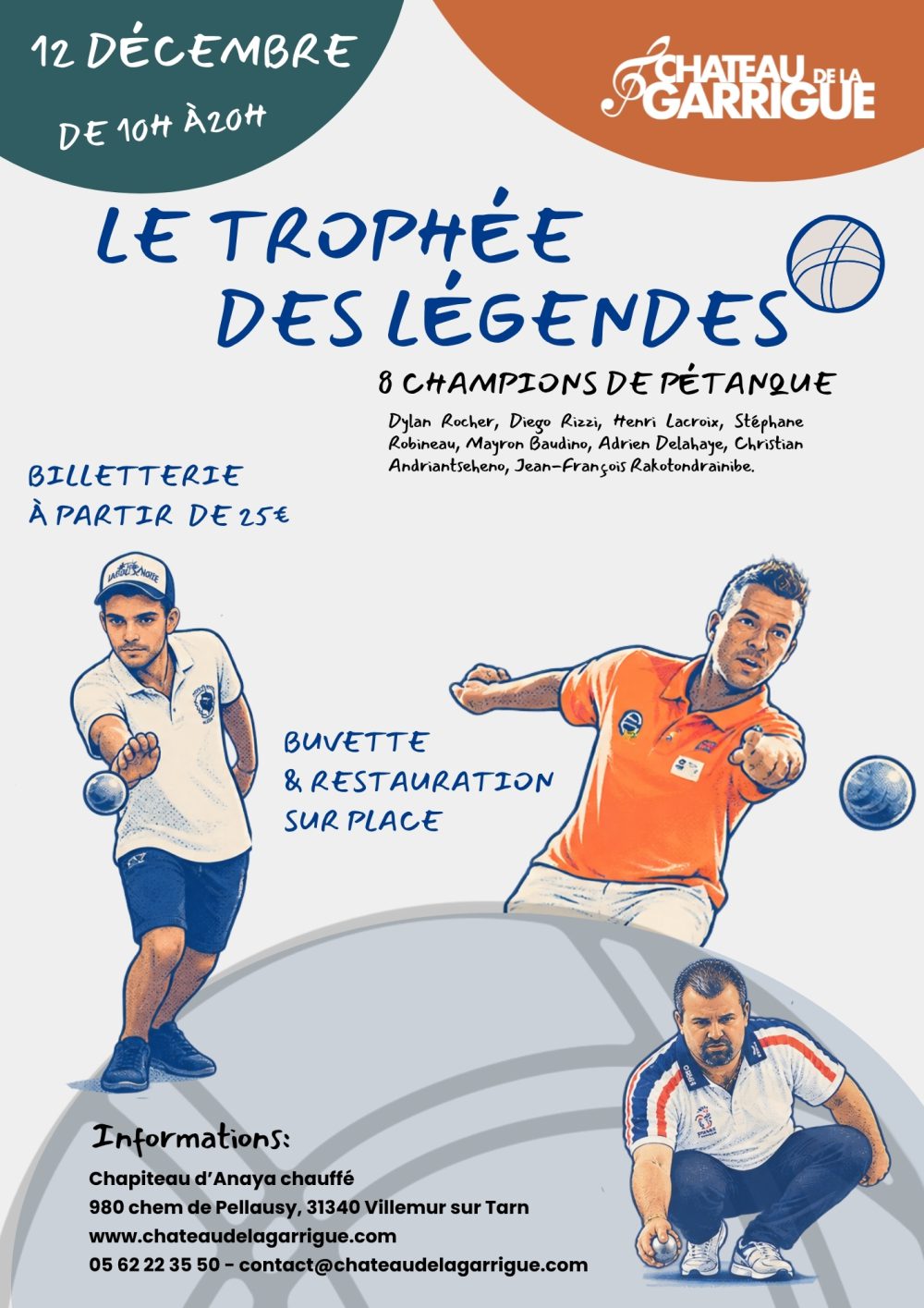 le trophée des légendes - pétanque