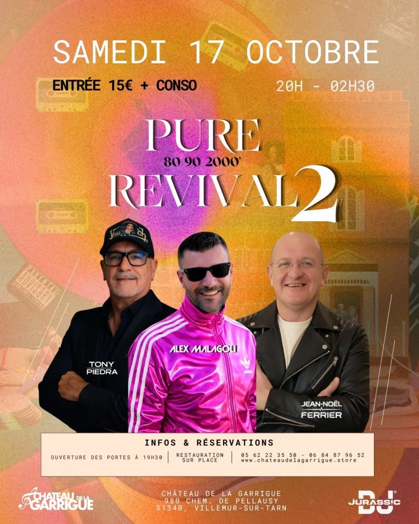 Affiche de l'animation Soirée Pure Revival 2