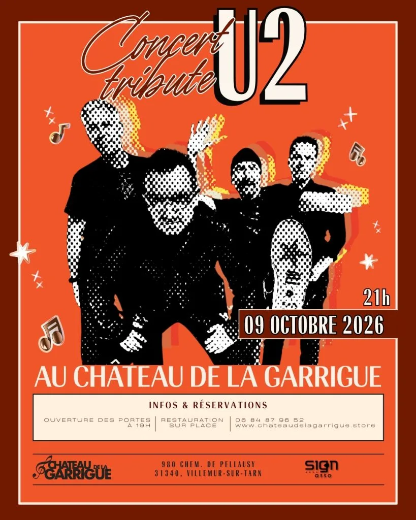 Affiche de l'animation Tribute U2 Legends