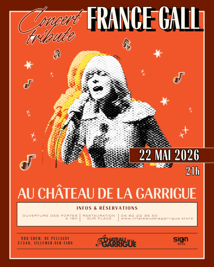 concert tribute france gall au Château de la Garrigue